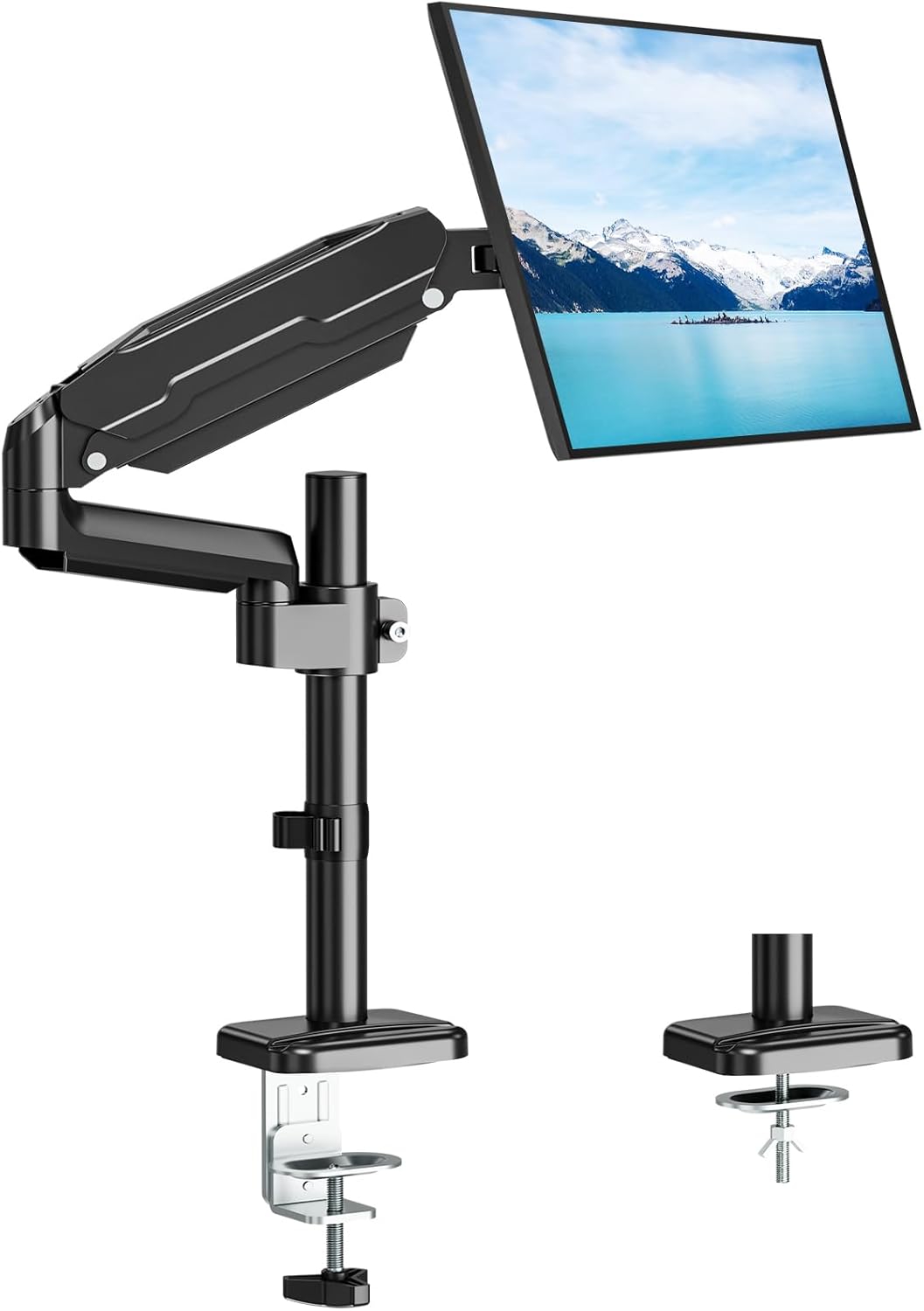 MOUNT PRO Single Monitor Mount, Monitor Arm Desk Mount for 13-32 inch