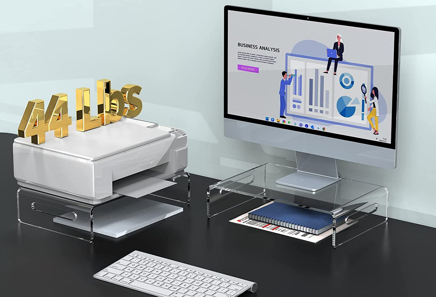 WOKA Monitor Stand Riser for Computer Laptop Printe