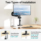 MOUNT PRO Single Monitor Mount, Monitor Arm Desk Mount for 13-32 inch