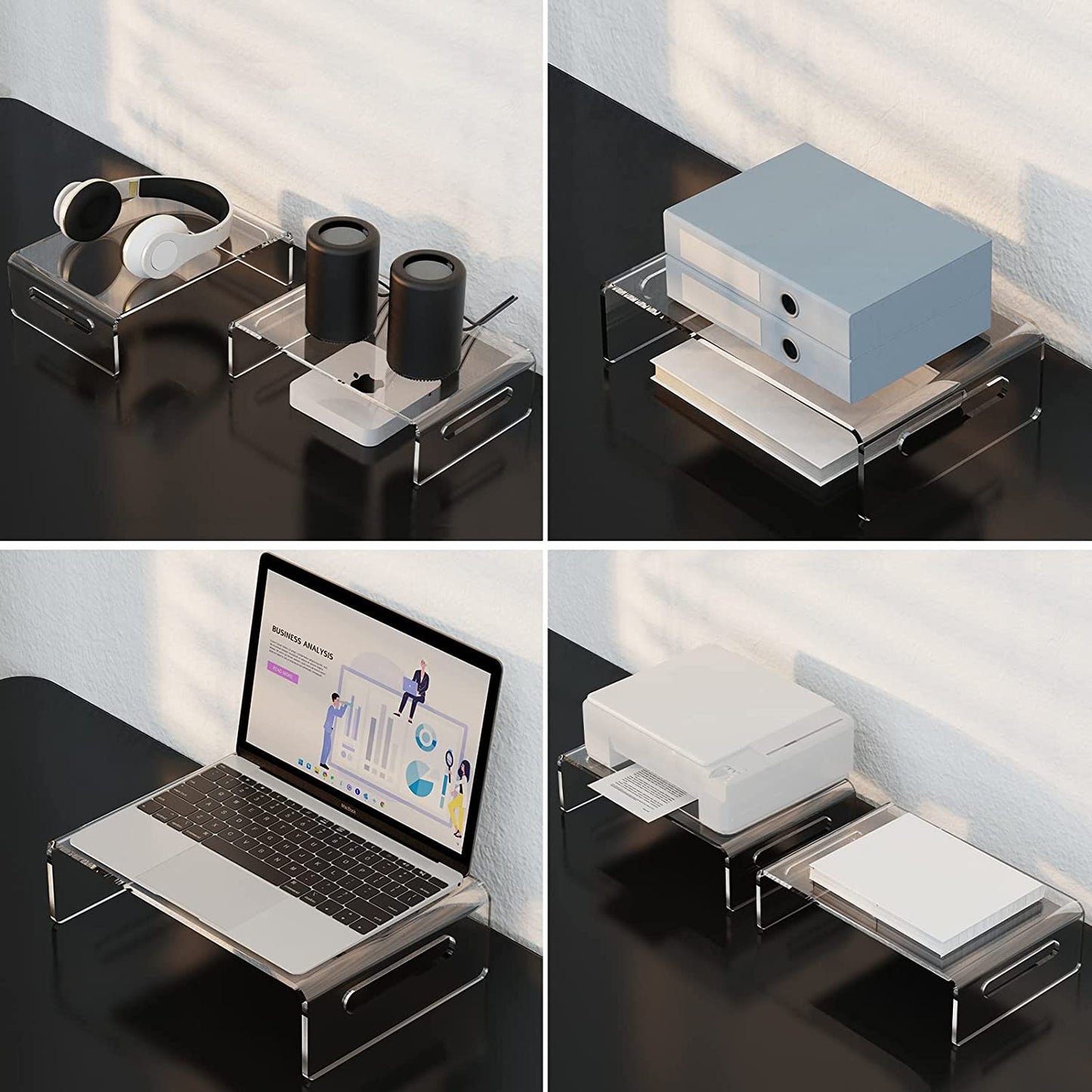 Smatto Monitor Stand Riser for Computer Laptop Printe