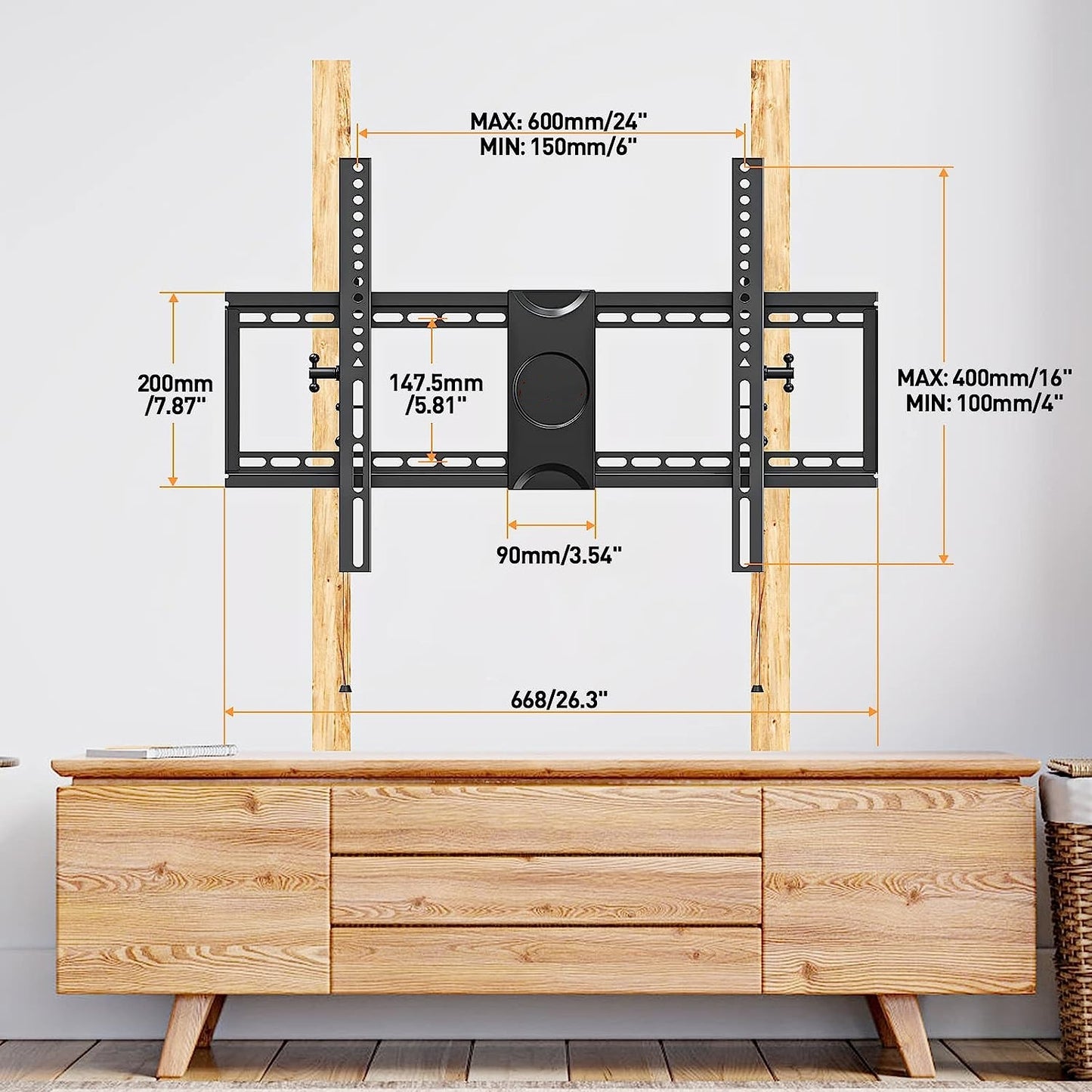 Tilting TV Wall Mount for 37'''-75'' TVs