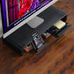 large monitor stand riser declutters your desk