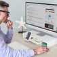 ergonomic monitor stand for WFH or office