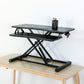 two tiers sit stand desk converter