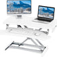 standing desk riser White