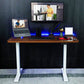 Walnut Top electric standing desk improve your work or gaming experience