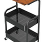 3 Tier Rolling Cart with Lockable Wheels
