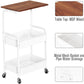 3 Tier Rolling Cart with Lockable Wheels
