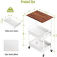 3 Tier Rolling Cart with Lockable Wheels