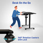 WOKA Electric Height Adjustable Standing Desk with Keyboard Tray