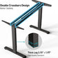 Rustic Brown + Black high quality standing desk