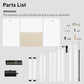 White +Oak standing desk comes with neccessary hardware