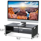 2 Tier Wooden Monitor Riser with Storage