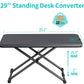 29'' desk riser laods up to 22 lbs