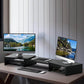 WOKA Black 3 shelf computer monitor stand