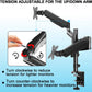 Dual Arms computer mount with tension adjustment