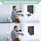 Single Arm adjustable monitor desk stand to raise or lower your monitor to a proper position