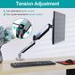 Single Arm gas spring monitor arm to adjust the monitor effortlessly