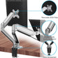 Dual Arms monitor arm desk mount with cable management
