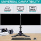 Dual Arms universal dual monitor stand for computer monitor screens up to 27'' loading up to 17.6 lbs.