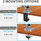 Dual Arms monitor arm with 2 mounting options