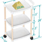 3 Tier Rolling Cart with Handle