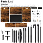 Rustic Brown + Black