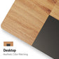 Deep Oak + Black