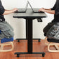 Black and blue kneeling office chair