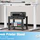 2-Tier Mobile Printer Stand with Drawer